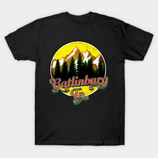 GATLINBURG TENNESSEE GREAT SMOKY MOUNTAINS NATIONAL PARK SMOKIES MOUNTAIN PINES T-Shirt